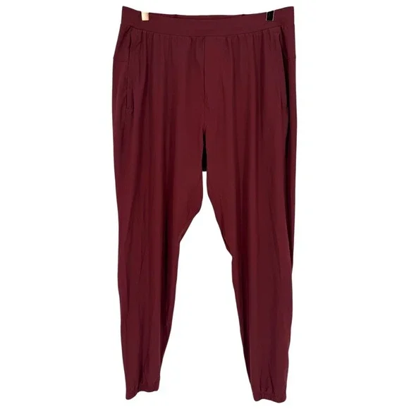 Lululemon Men's Surge Jogger Red Merlot Size Large Activewear Training Running - Picture 5 of 15